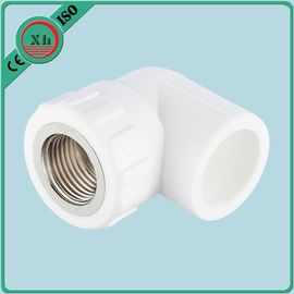 Hexagonal Female PPR Elbow With Thread Recyclable Material Drinking Water Supply