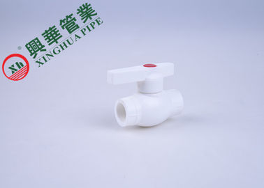 White Brass Ball Valve Random Polypropylene Material For Ppr Water Pipe System