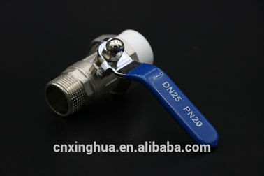 Plumbing Material Ppr Ball Valve , Practical Male Ball Valve With Union