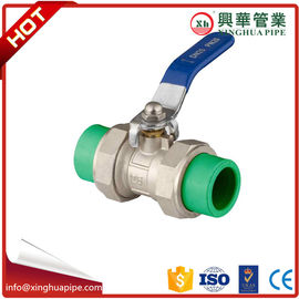 Water Control Brass Ball Valve Ppr Double Union Ball Cock Flange Connection