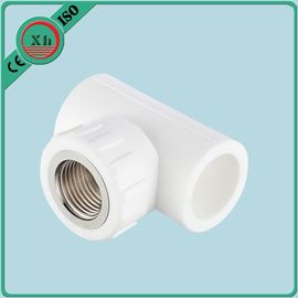 Lightweight PPR Female Threaded Tee , PPR Reducing Tee Pipe Fitting