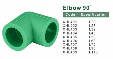 90° Injection Moulding Welding Ppr Pipe Elbow
