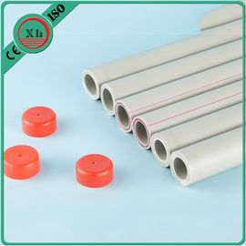 Multipurpose PPR Fiberglass Composite Pipe , White Ppr Pipe OEM Service