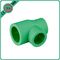 Green / White Ppr Reducing Tee Unequal Tee Plumbing Piping 20 - 110 MM Size
